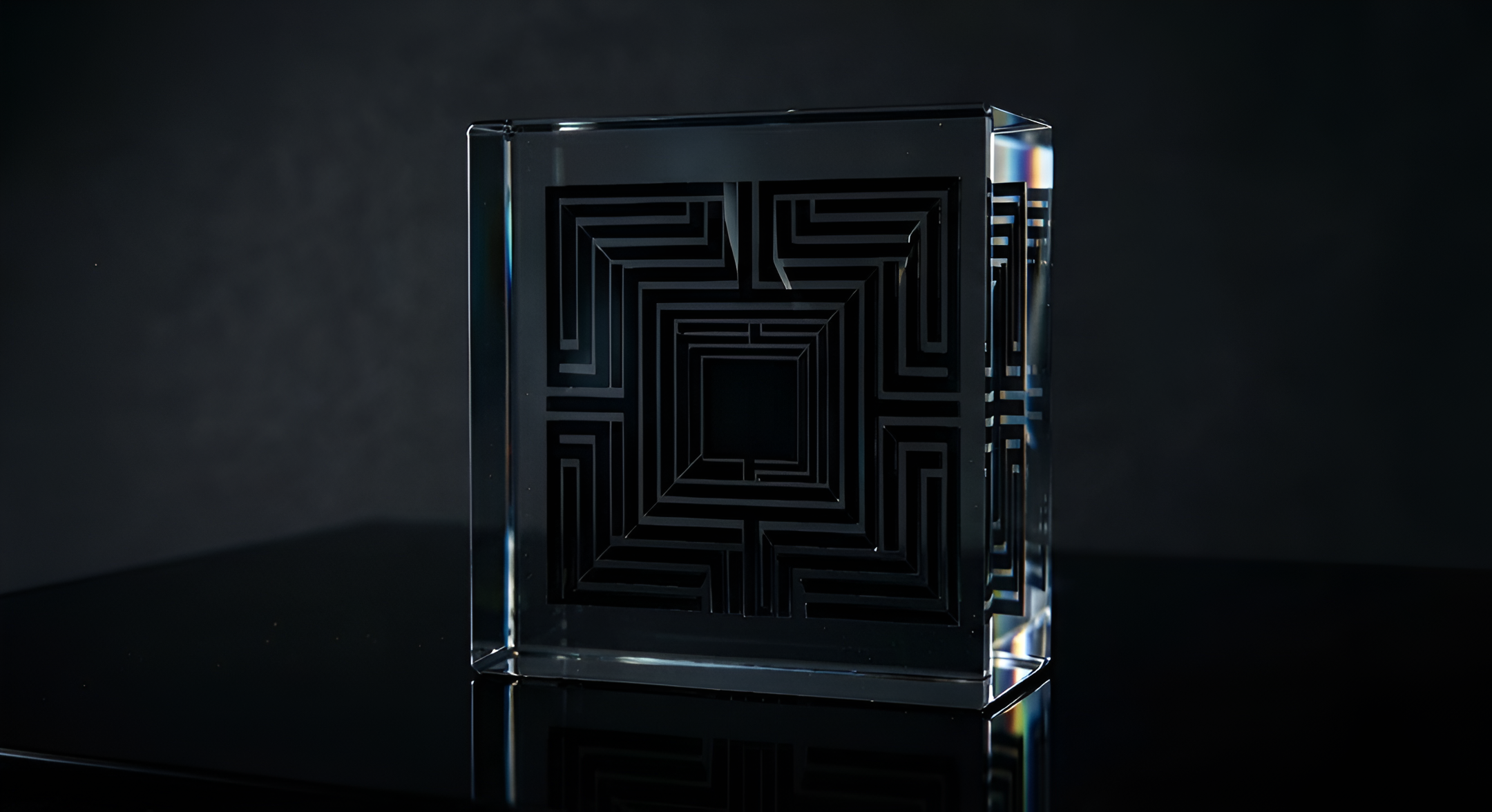 Acrylic Blocks (Glass-style desk art)