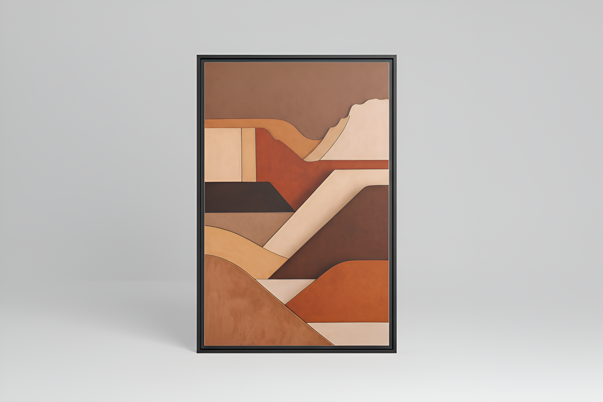 Structural anchor for warm minimalism