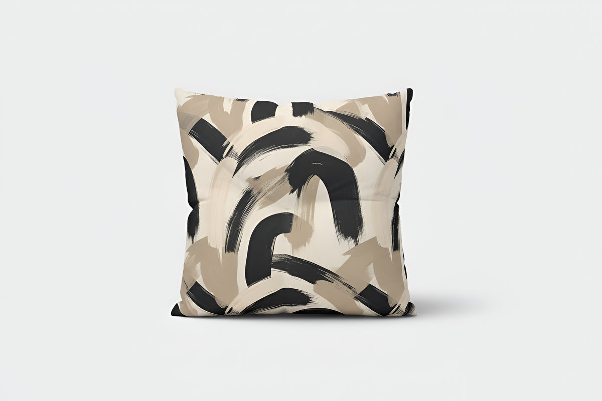 Monumental floor pillow for modern seating