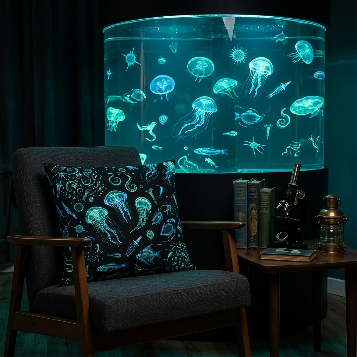 Makes a focused statement in spaces